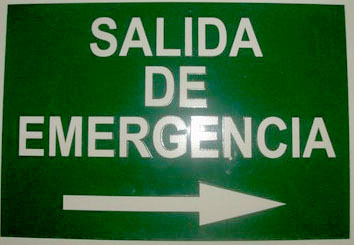 Se�al de evacuaci�n