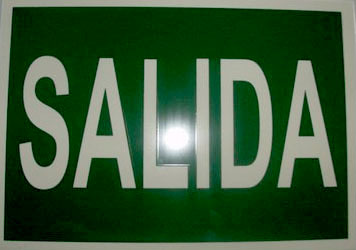 Se�al de evacuaci�n