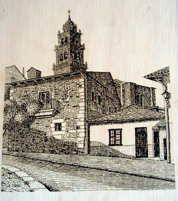 Casa los Escudos - Madera l�ser