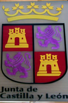 Escudo cristal Junta Castilla y Le�n