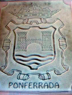 Escudo cristal Ayuntamiento Ponferrada