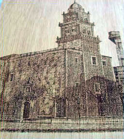 Iglesia La Encina - Madera l�ser